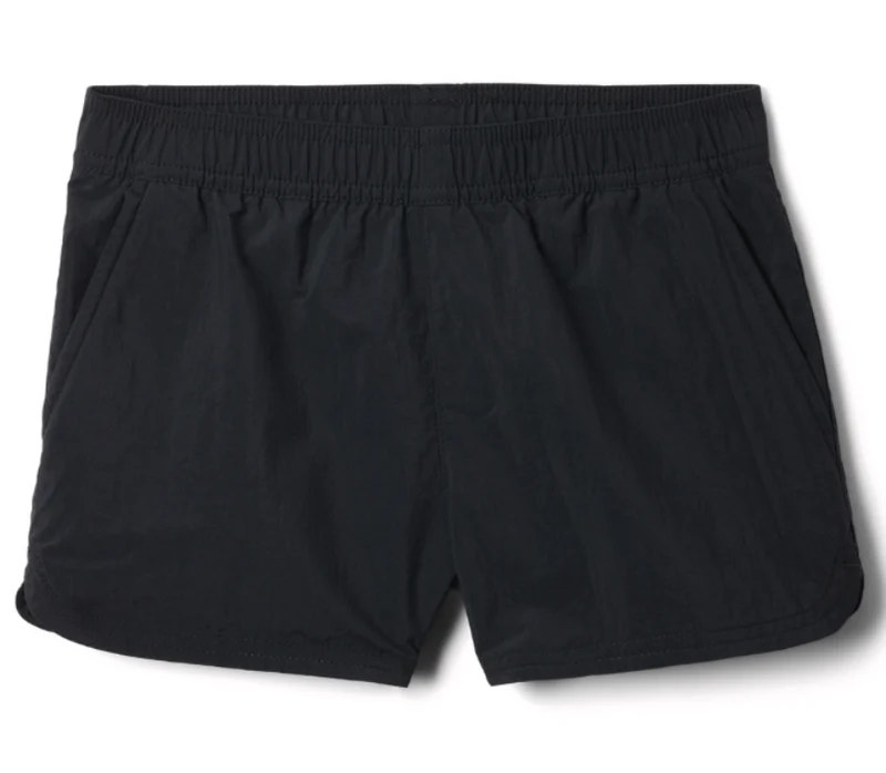 Nwt Columbia Girl's Youth G Backcast Ii Activewear Shorts Black Size Medium